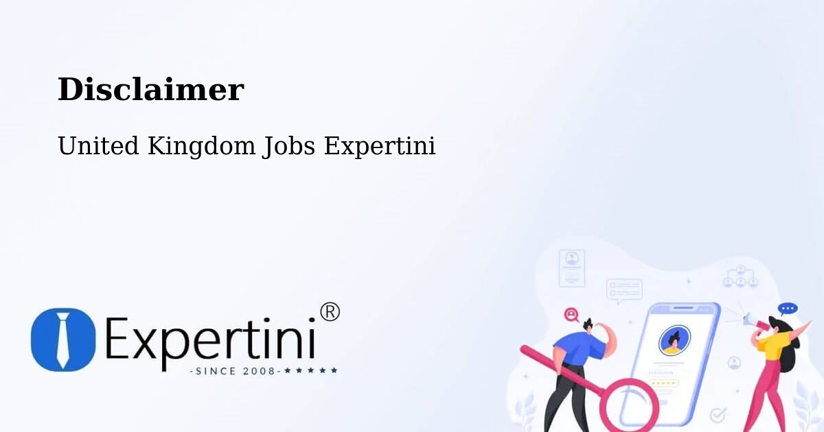 Disclaimer – Holmes Chapel - United Kingdom Jobs Expertini